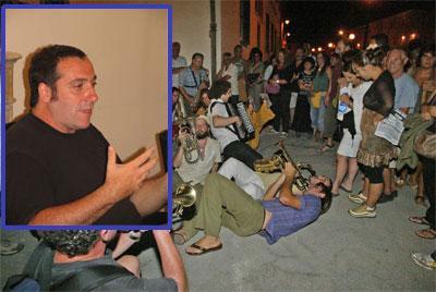 Michelangelo Ricci e uno spettacolo di Effetto Venezia 2006