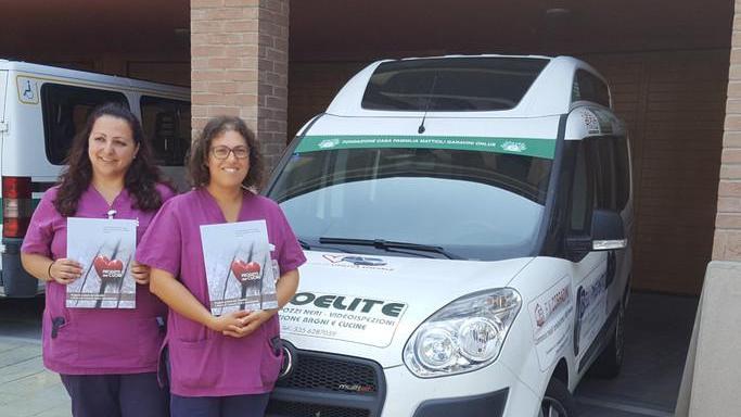 Un Doblò a disposizione di disabili e di anziani