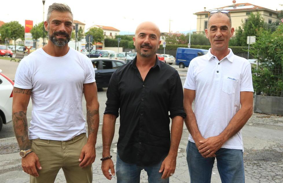 Da sinistra gli imprenditori Massimo Durgoni, Stefano Scopetani e Cristiano Checchi (foto Sproviero/Batavia)