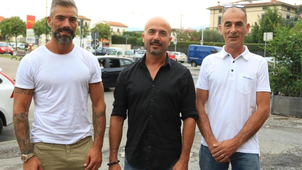 Da sinistra gli imprenditori Massimo Durgoni, Stefano Scopetani e Cristiano Checchi (foto Sproviero/Batavia)