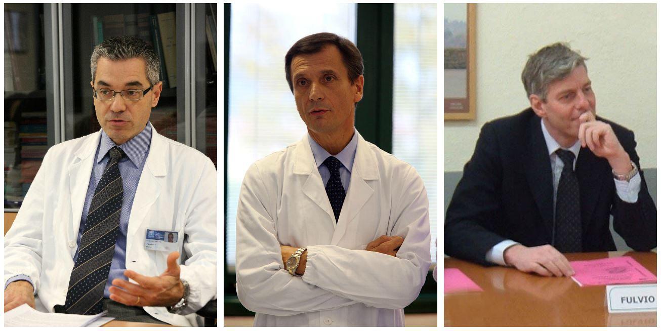 Da sinistra Ottaviano Tarantino, Marco Filippeschi e Fulvio Carraro