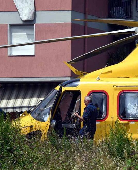 C’è la piazzola per l’elisoccorsoma è piena di rovi ed erbacce 