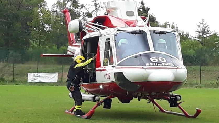 I pompieri salvano sette giovani scout disperse sul crinale