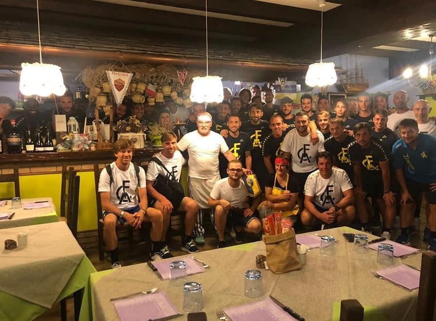 E Apolloni premia i gialli con una cena a base di pizza