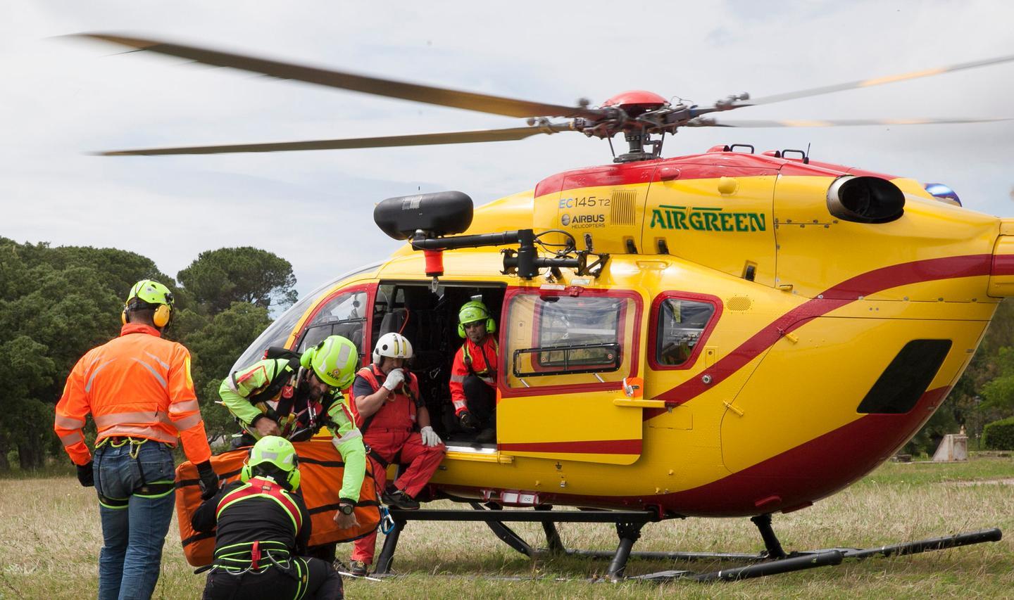 Elisoccorso in servizio h24, volo notturno da Olbia in 12 minuti