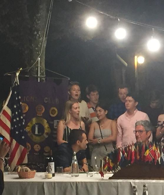 Giovani da tutto il mondo in 33 ospiti del Lions club