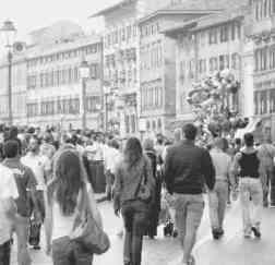 Ogni settimana Pisa conta 10 abitanti in meno 