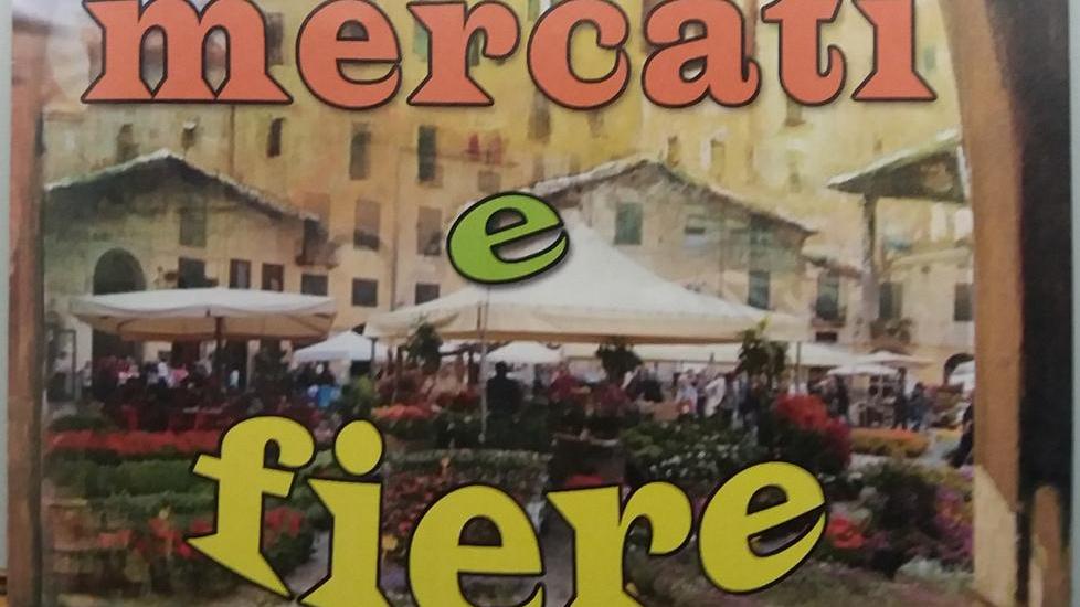 Brochure con mercati e fiere