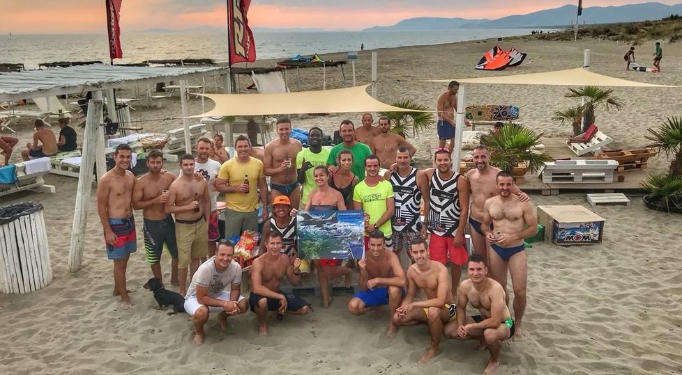 Un sabato a tutto kite per le Frecce Tricolori