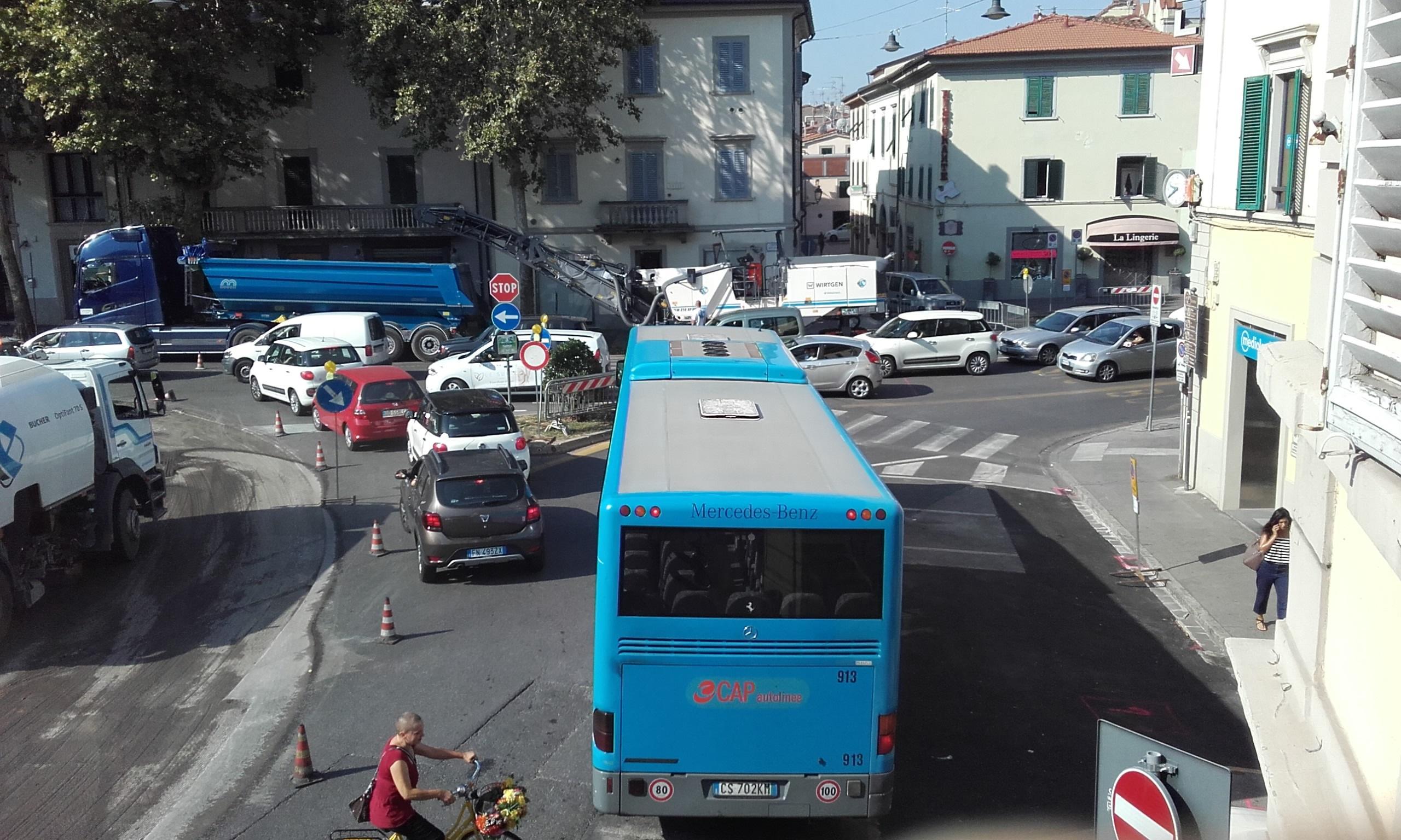 Iniziano i lavori: caos traffico intorno a piazza San Marco 