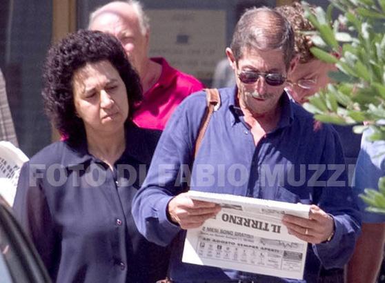 I genitori di Sceri nell'agosto 1999 a Pisa (foto Fabio Muzzi)