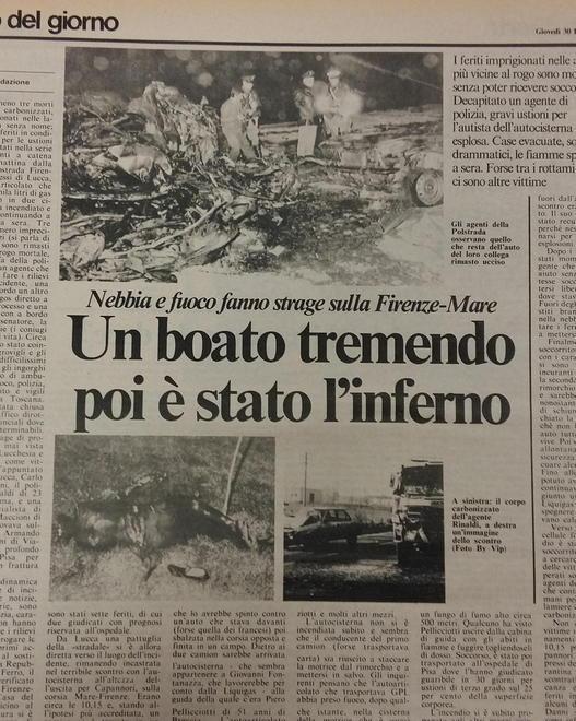 L’esplosione a Lucca nel 1982 come la tragedia ieri a Bologna 