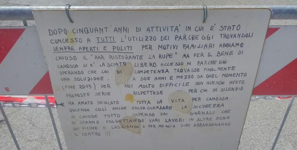 «Troppo alta la cifra richiesta per acquistare il parcheggio» 