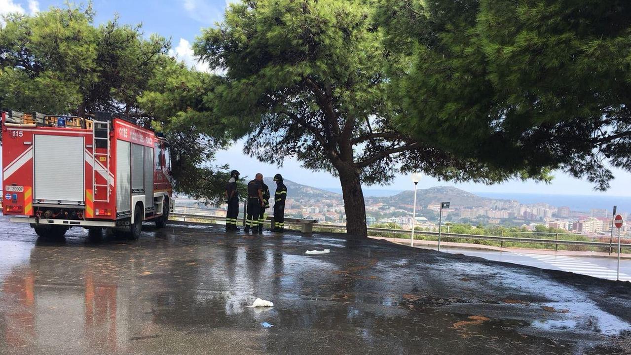 Coppia colpita da un fulmine a Cagliari 