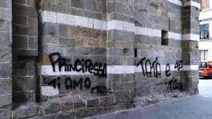 Sfregiata con la vernice Porta San Gervasio