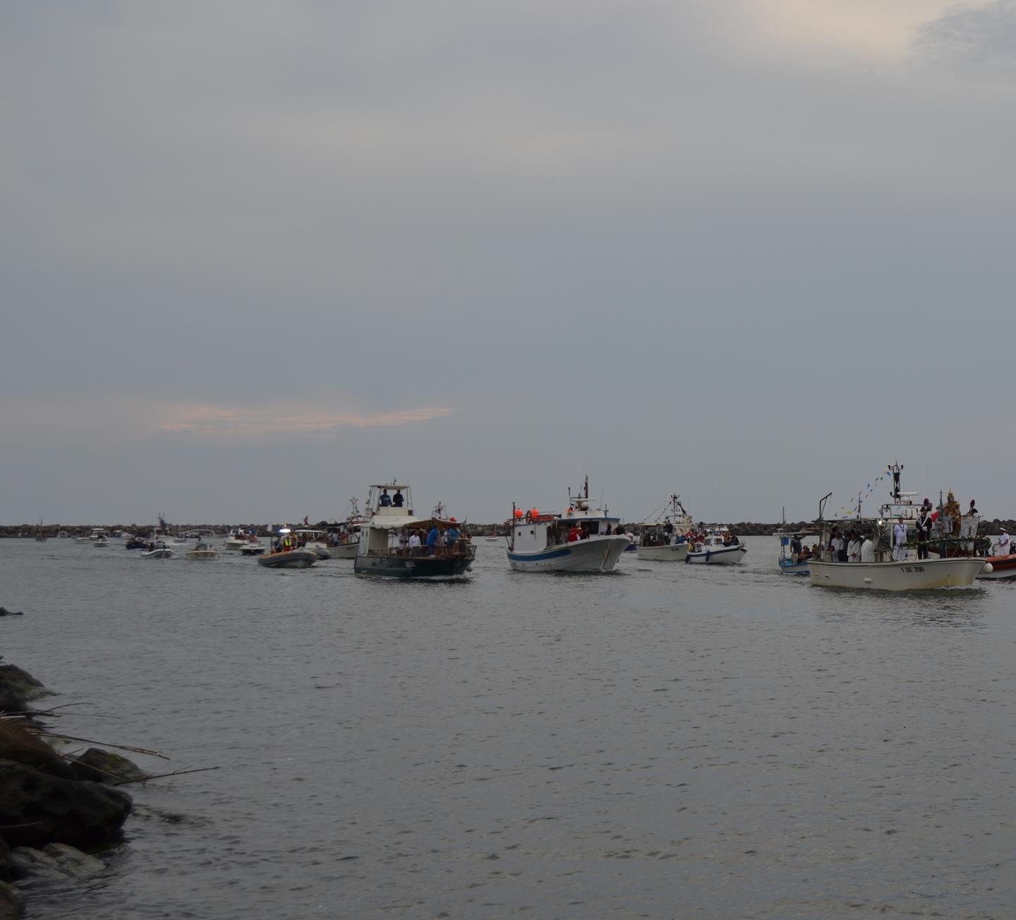 Festa di Stella Maris, turisti anche col maltempo 