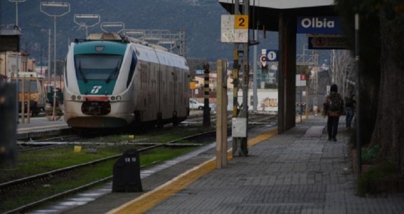 La stazione ferroviaria di Olbia