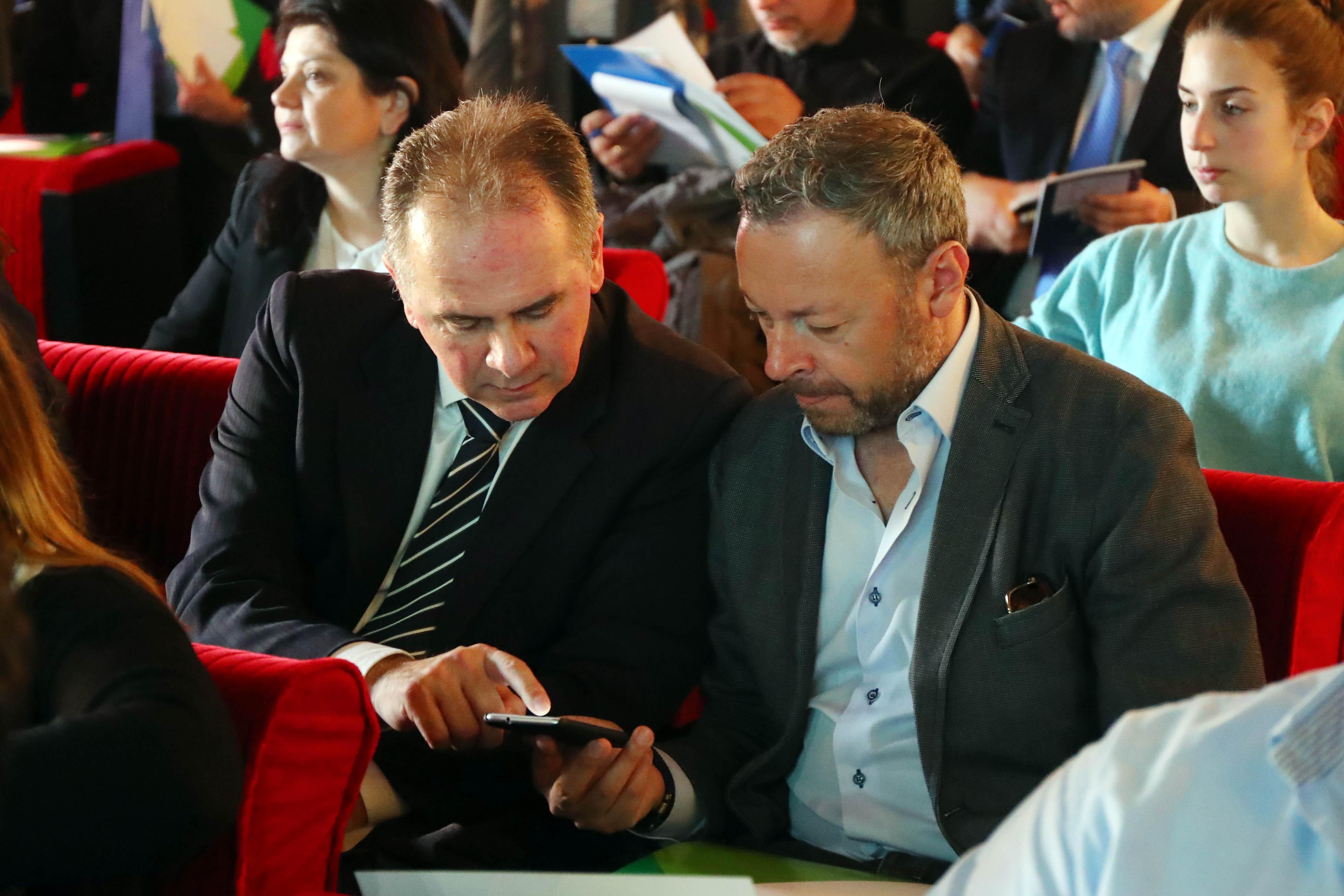 I sindaci Gianni Padovani (Mesola) e Diego Viviani (Goro)