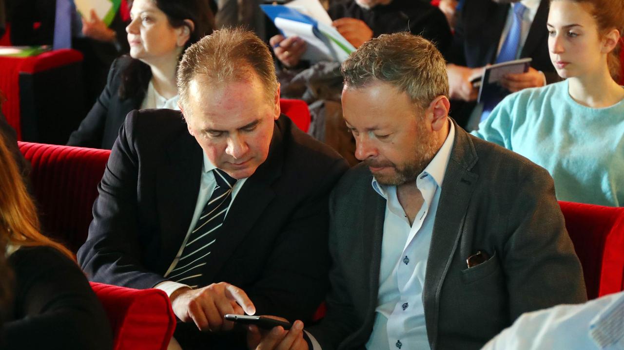 I sindaci Gianni Padovani (Mesola) e Diego Viviani (Goro)