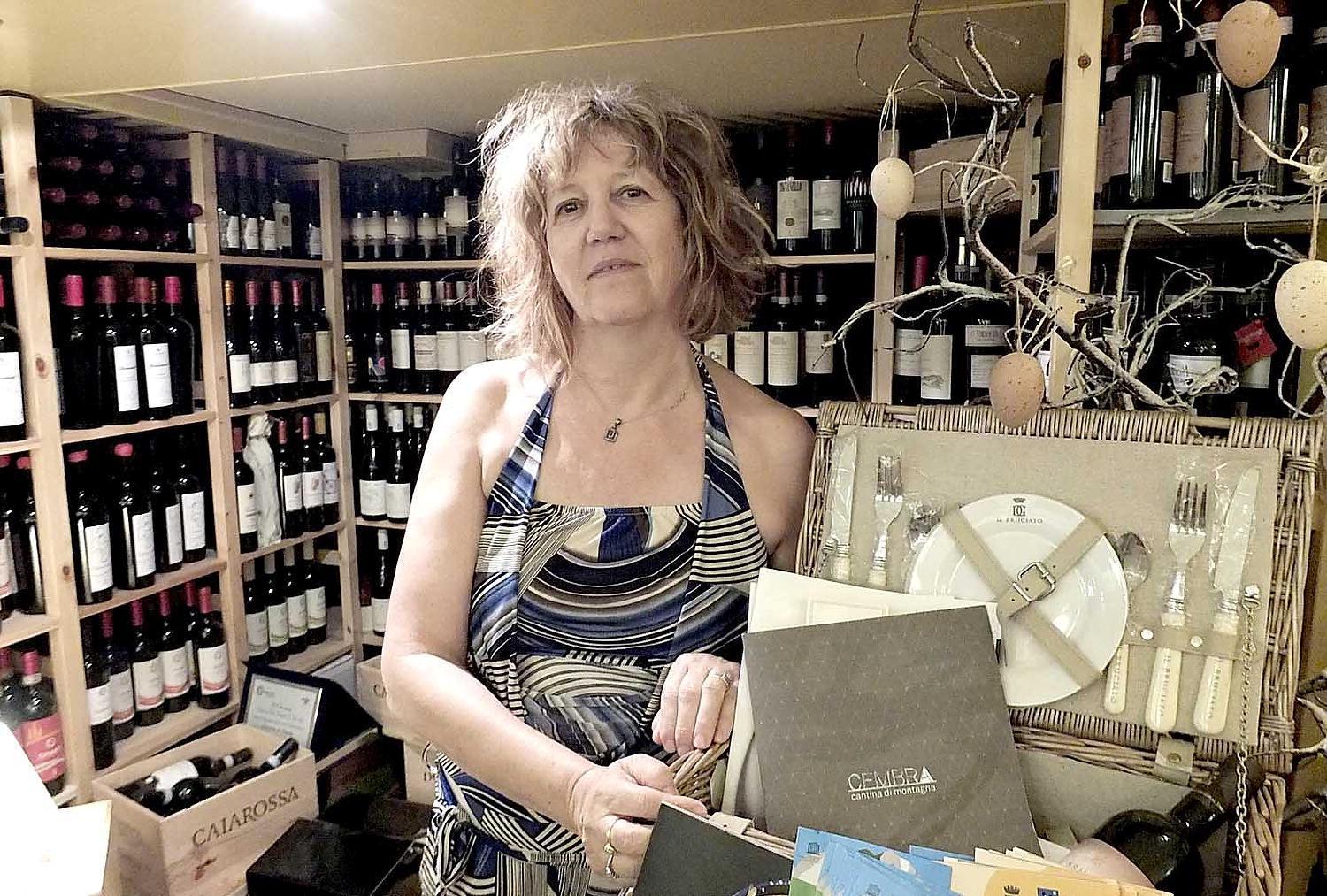 Antonella Flori, titolare dell'Osteria in Domo