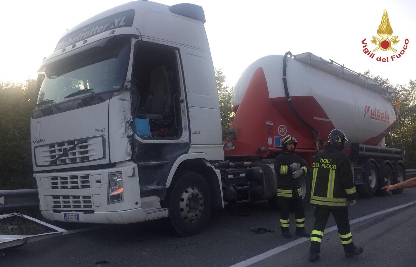 Una scena dell'incidente