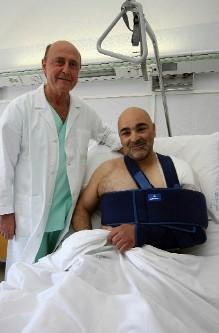 Giannini, medico dei record: primo al mondo a trapiantare una spalla