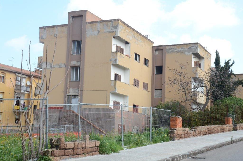 Case abbandonate a Sassari nel quartiere Monte Rosello