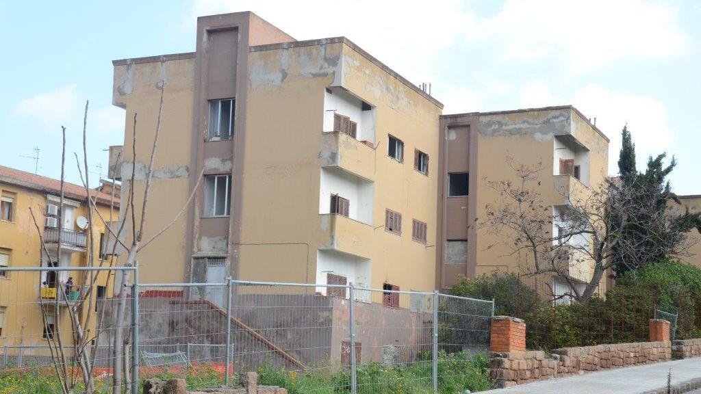 Case abbandonate a Sassari nel quartiere Monte Rosello
