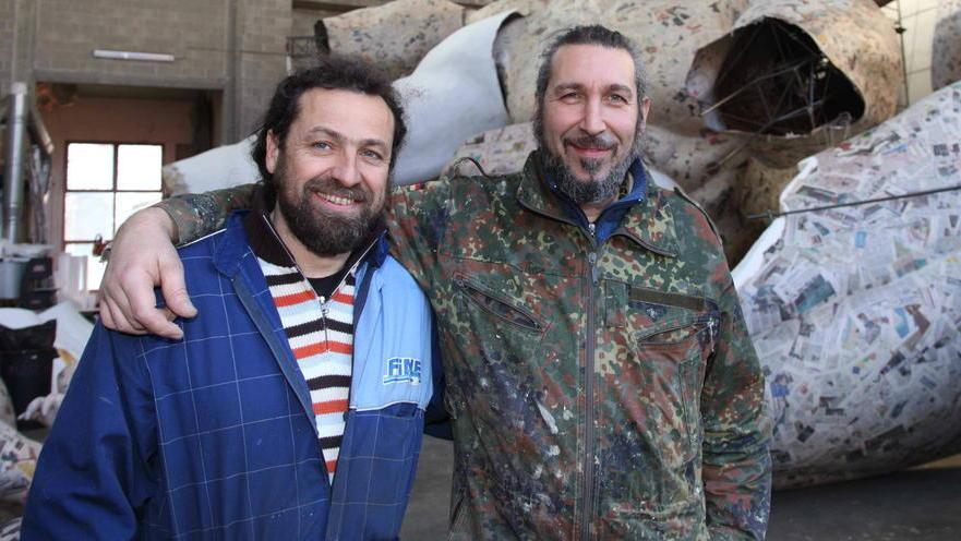 I fratelli Bonetti: da sinistra Uberto e Luigi