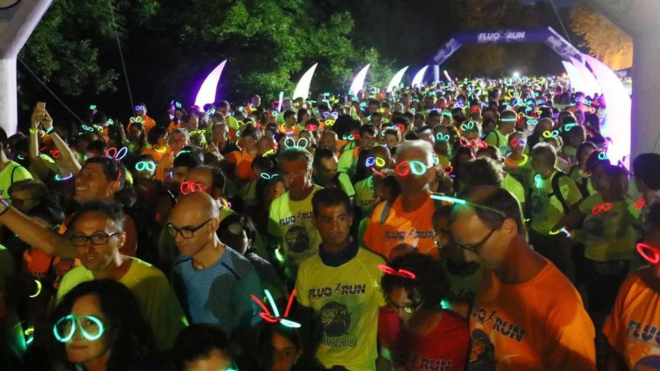 Domenica al Malua la Fluo Run 5 km per tutti