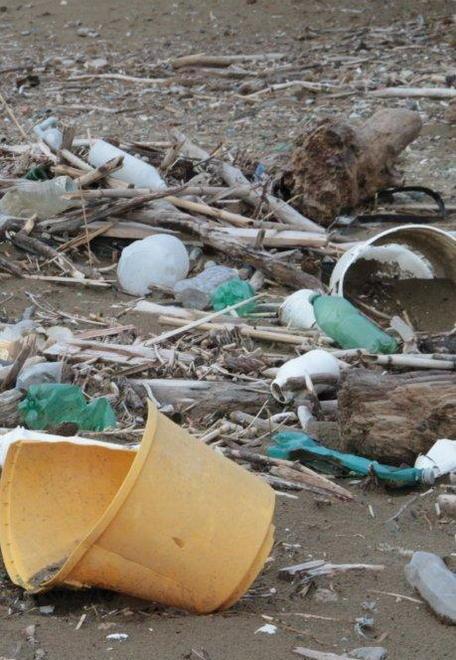 La guerra alla plastica Gazebo dei carabinieri 