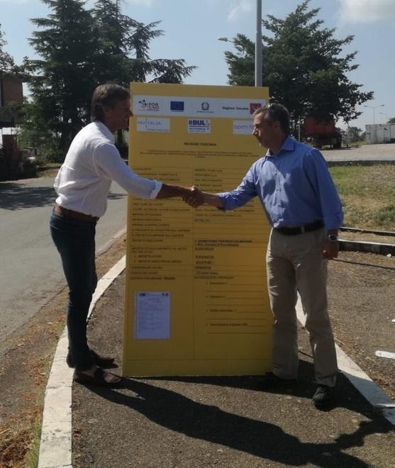 Fibra ultraveloce Aperto il cantiere