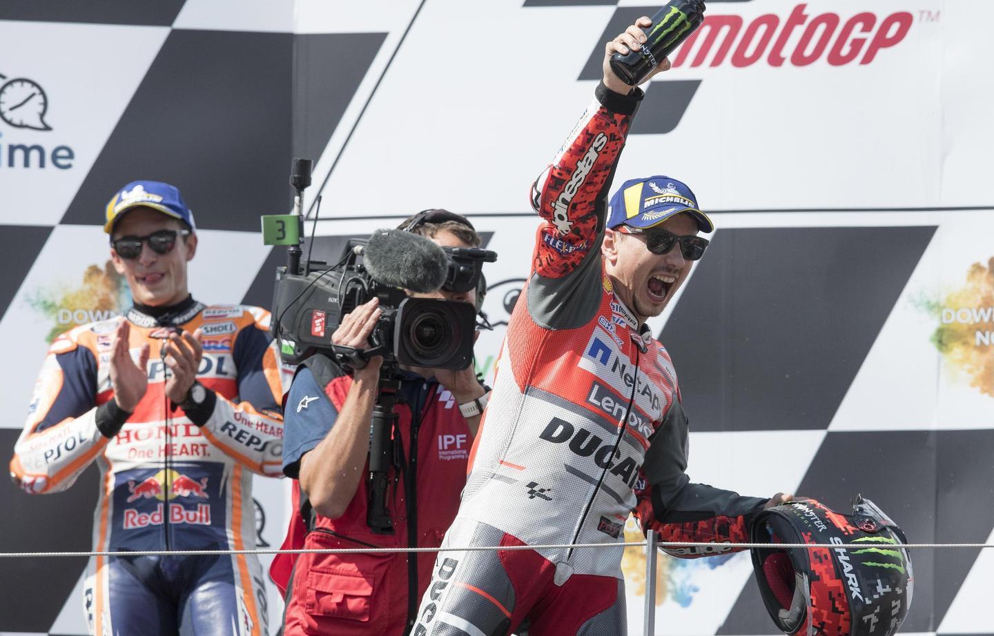Due Ducati sul podio in Austria