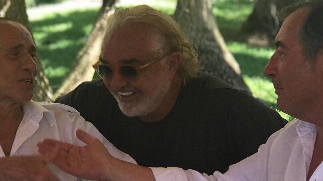 Berlusconi e Briatore a villa Certosa