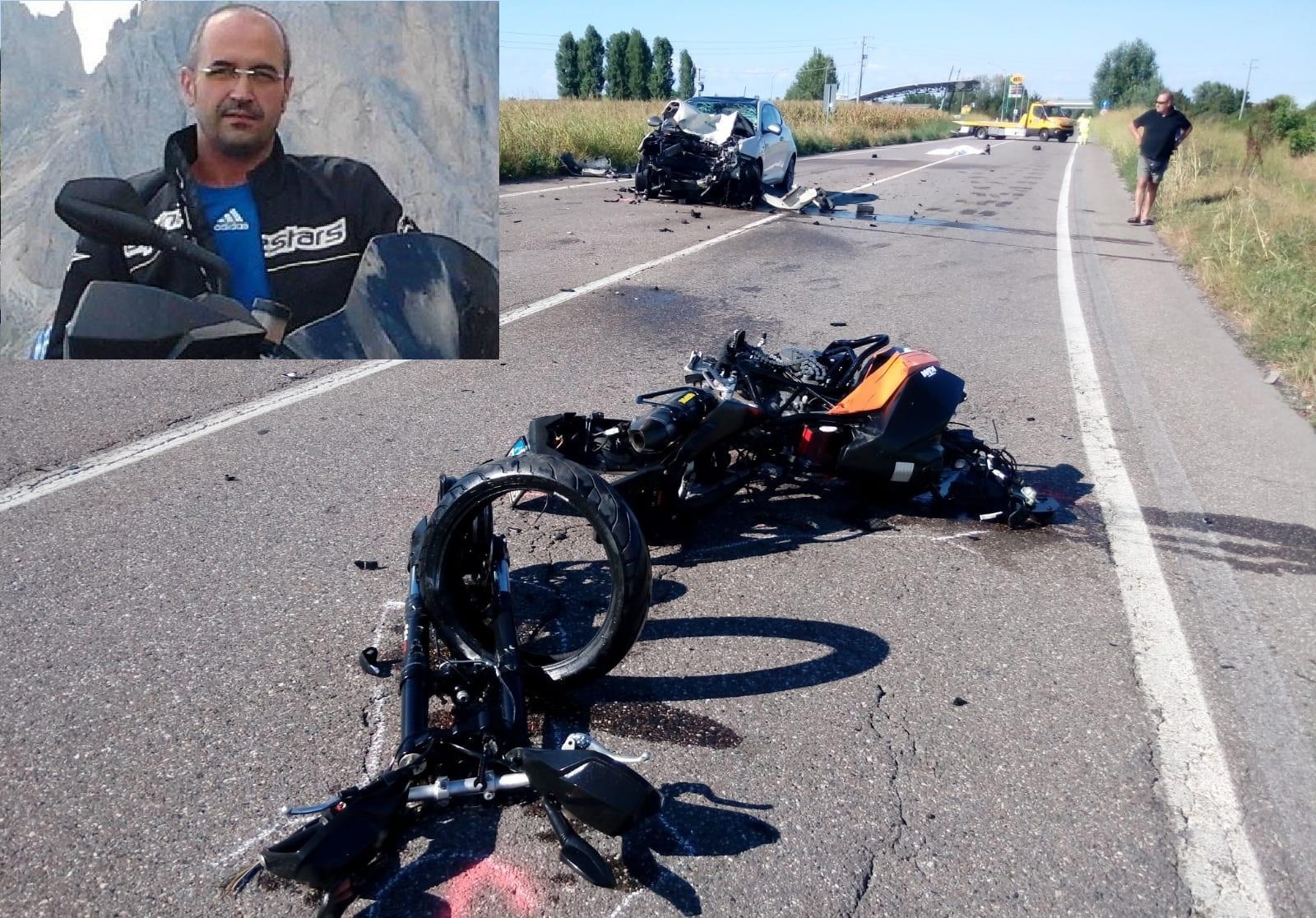 Tragedia di Ferragosto, è Andrea Mortari il 46enne morto in un incidente in moto 