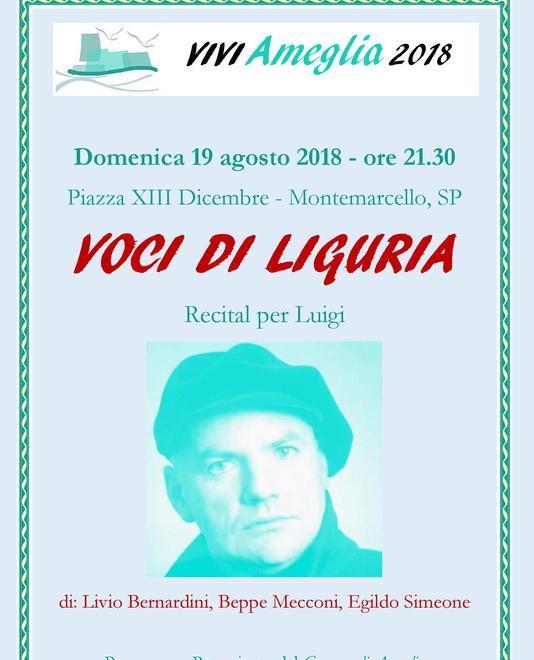 Un recital per Camilli a Montemarcello