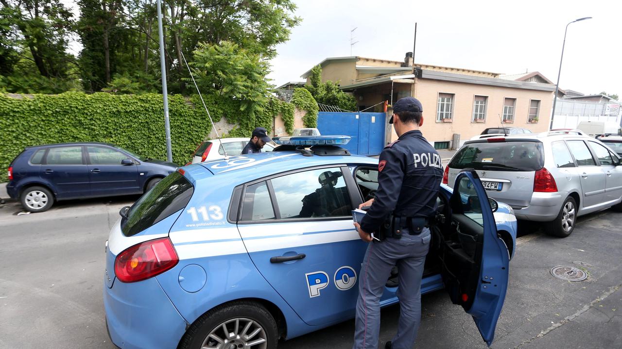 Un controllo della polizia