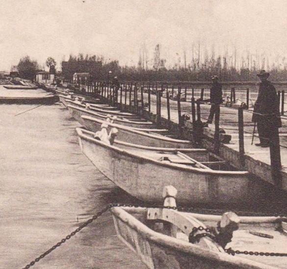 Boretto, quando fino al ’67 il Po si attraversava sopra 92 chiatte 