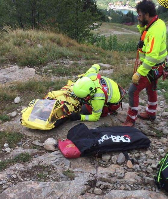 Si rompe un braccio durante un’escursione