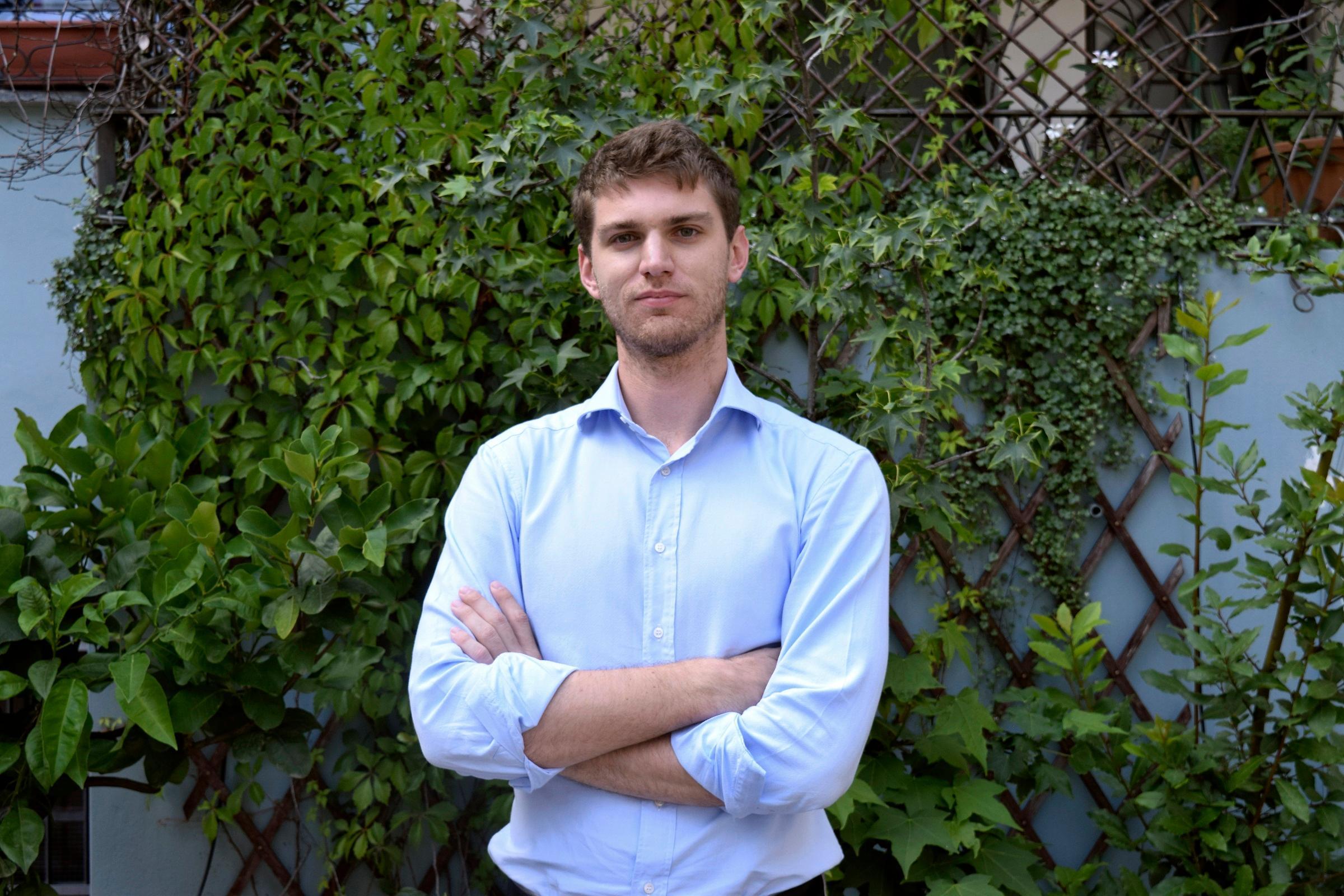 Il reggiano Andrea Spaggiari, ideatore della starup Rolling Pandas 