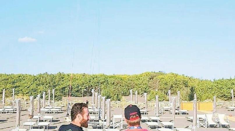 Il bagno Camilla a Marina di Bibbona (archivio)