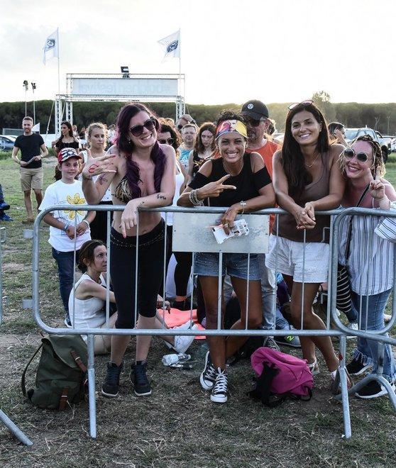 Gran folla al concerto di Gabbani 