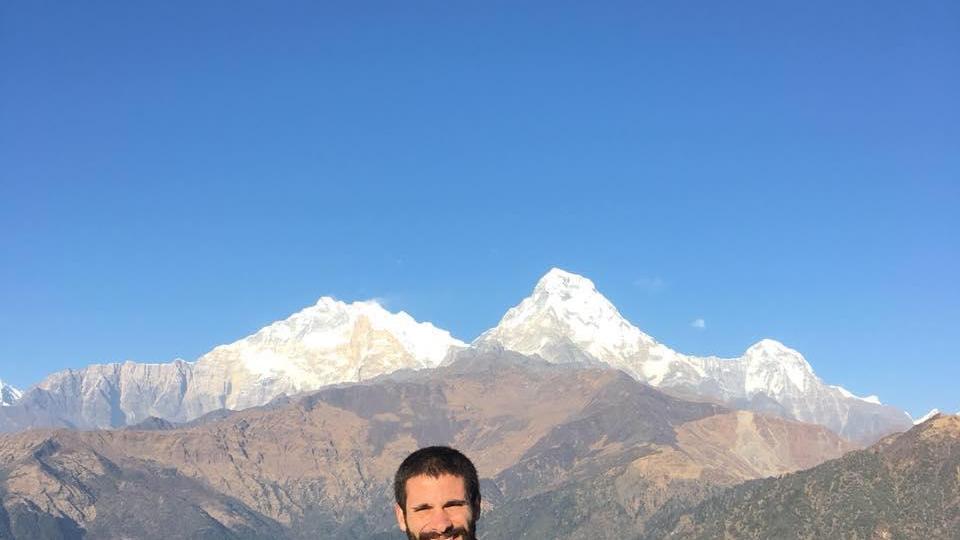 Matteo Pes in una foto che usava nel suo profilo Facebook