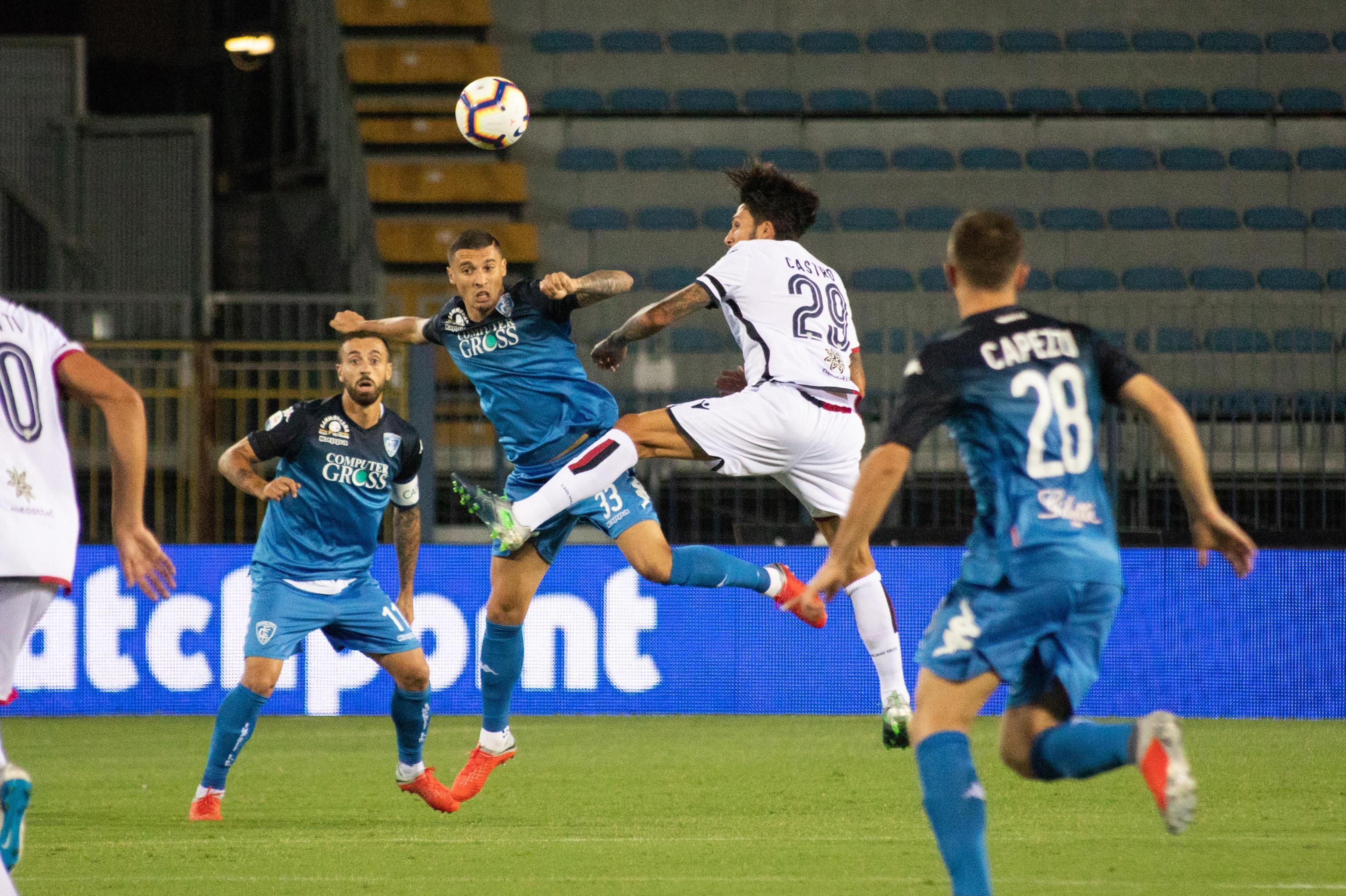 Delusione Cagliari, battuto dall'Empoli 2-0