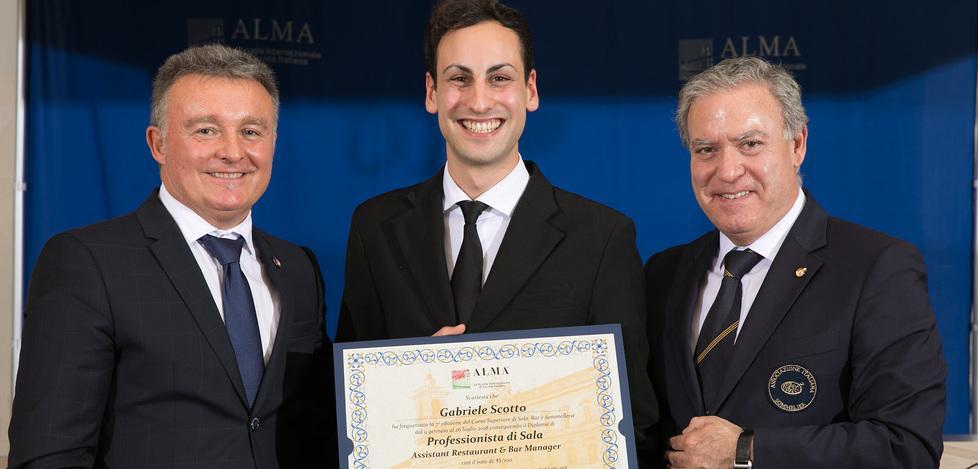 Per Gabriele, 21 anni un diploma griffato nella ristorazione 