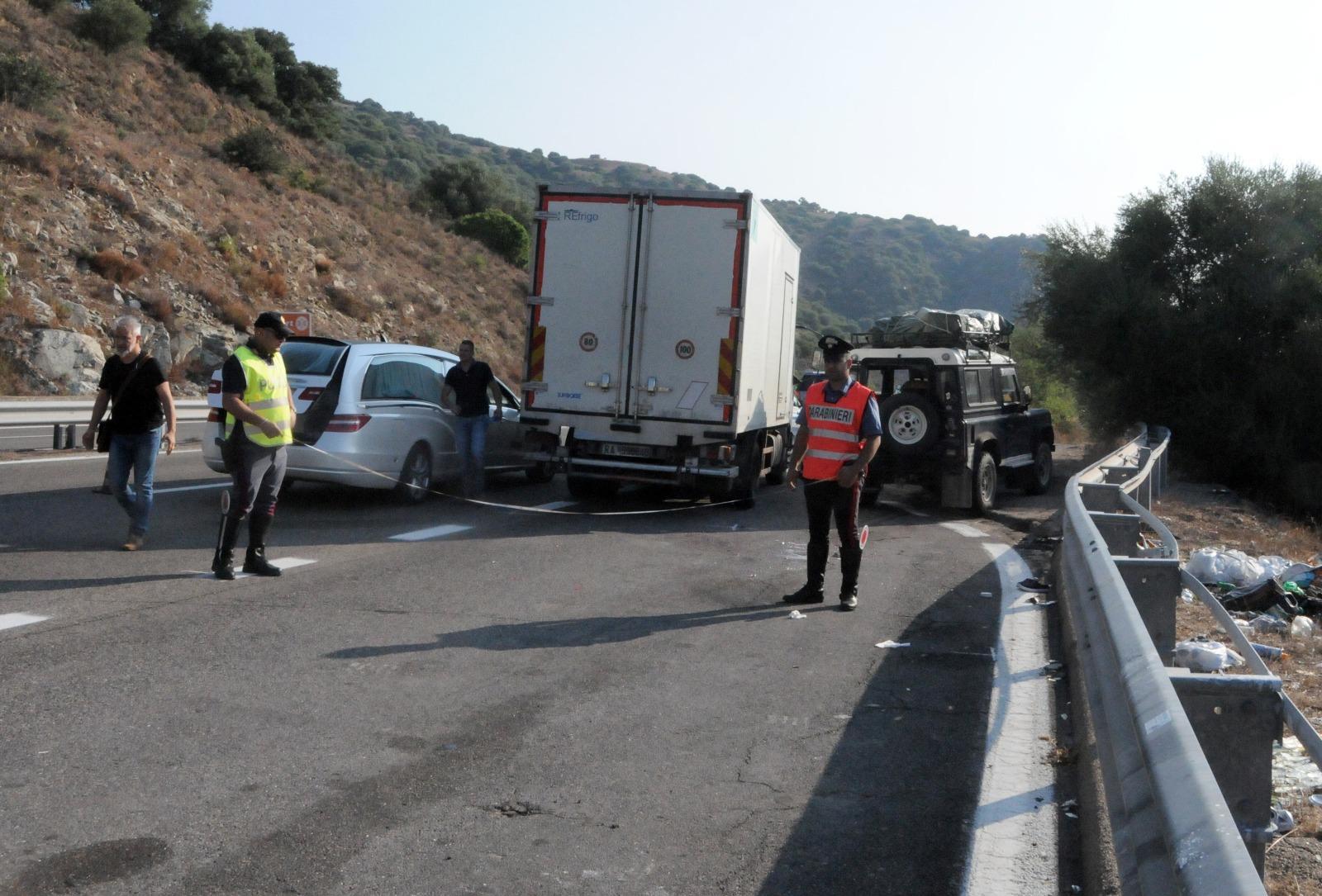 Un'immagine del tragico incidente (foto massimo locci)