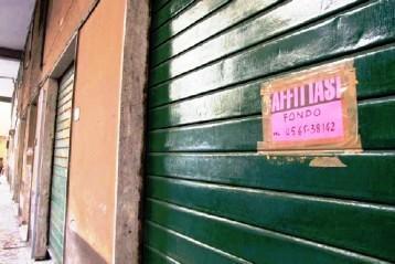 Il commercio è con l’acqua alla gola 