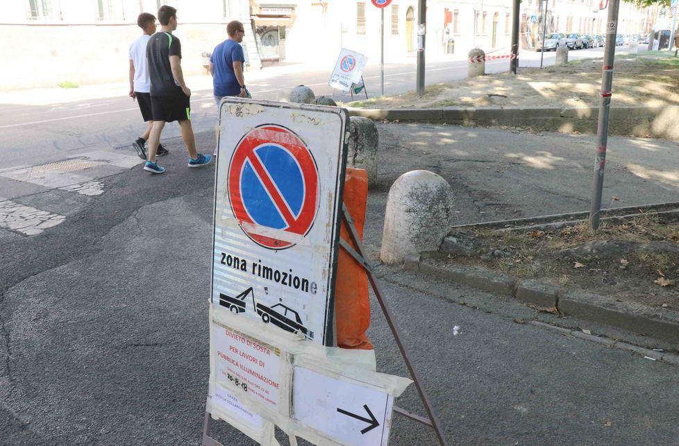 Divieti di sosta per i lavori 