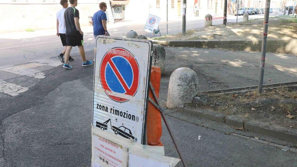 Divieti di sosta per i lavori