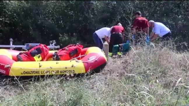 I vigili del fuoco hanno rinvenuto il cadavere